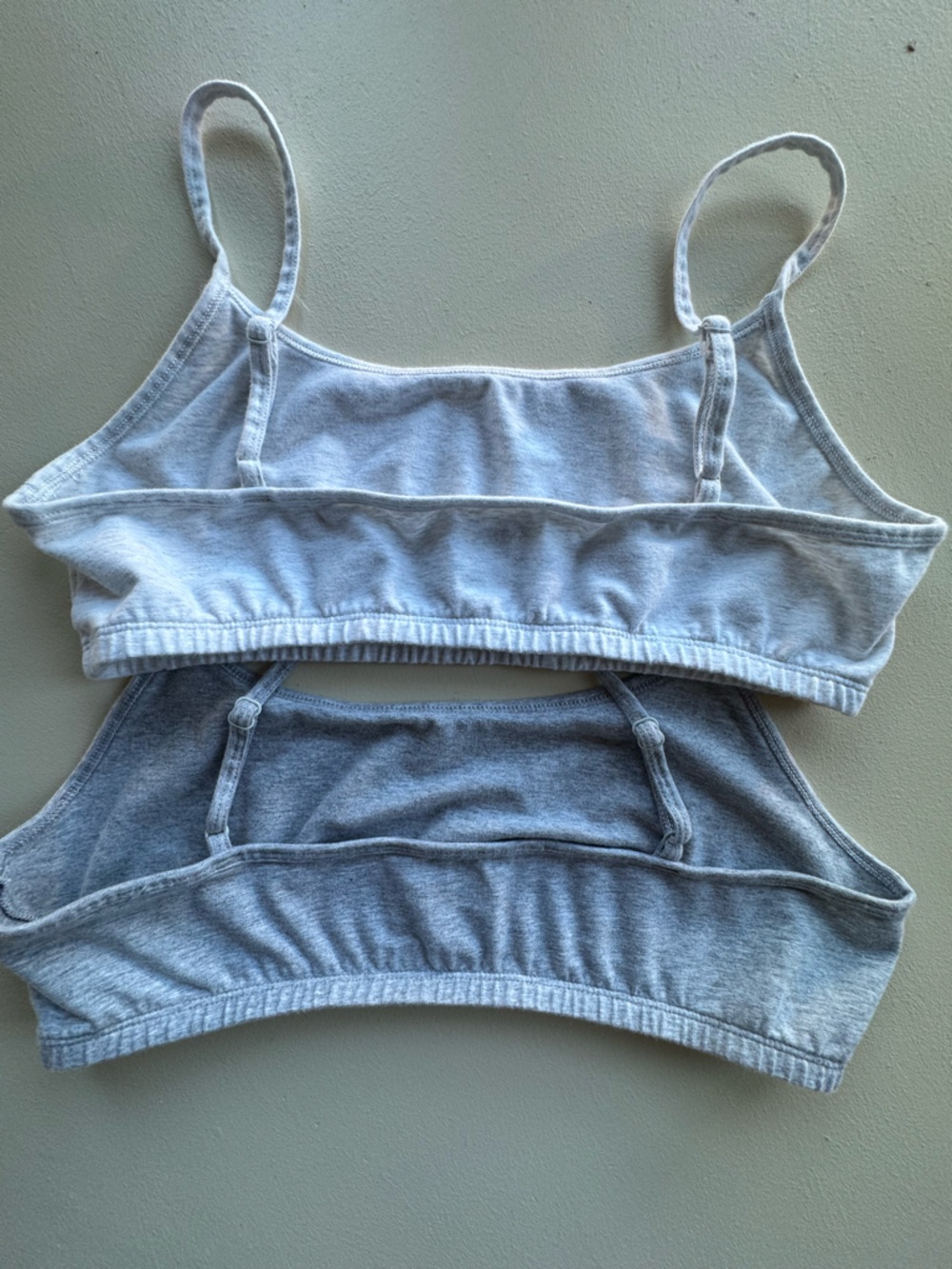 TNA Hold-It Bralette Duo in Light Gray and Heather - Picture 3 of 3